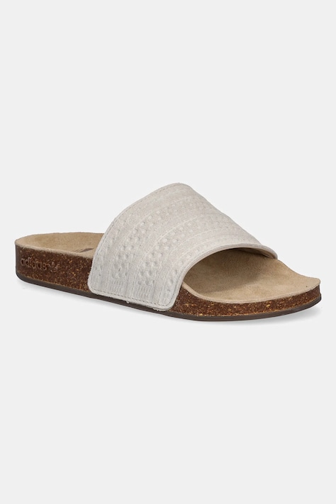 Замшеві шльопанці adidas Originals Adilette RS колір сірий IH6148