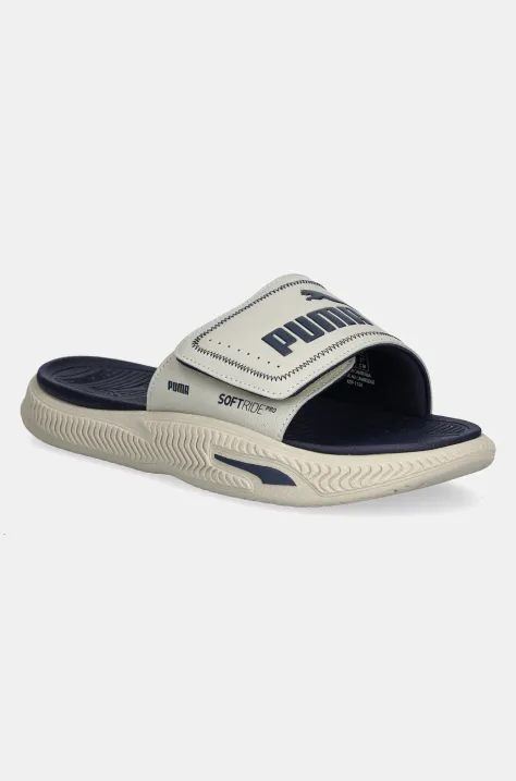 Puma klapki SoftridePro Slide 24 V kolor beżowy 395431