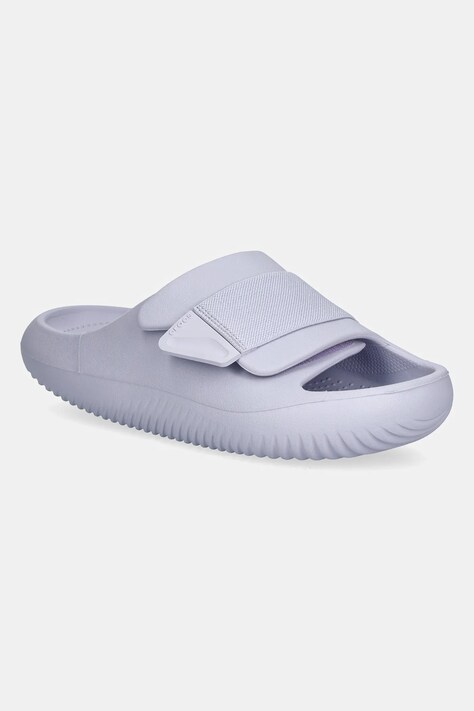 Crocs papuci Mellow Luxe Recovery Slide culoarea violet, 209413.5BR