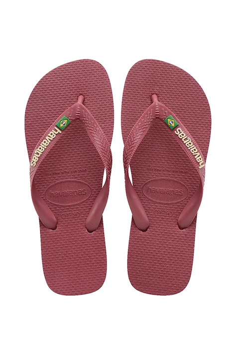 Вьетнамки Havaianas BRASIL LOGO женские цвет бордовый 4110850.9339