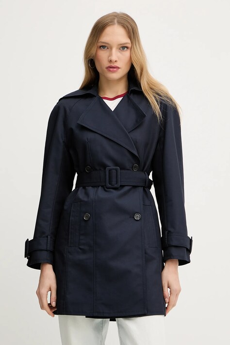Pinko trenci culoarea bleumarin, de tranzitie, 104717 A1PR
