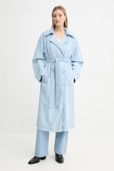 Marc O'Polo cappotto jeans donna colore blu  5000005870
