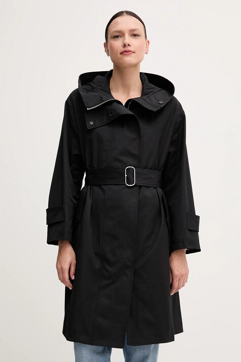 Bunda Sisley černá barva, přechodná, 2H61LN05F