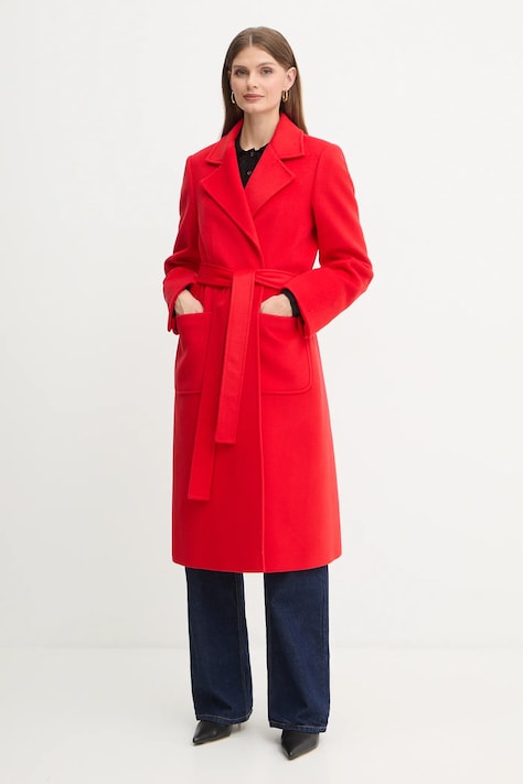 MAX&Co. palton de lână culoarea roșu, 2518011024200