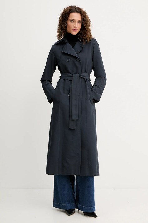 Пальто MAX&Co. колір бежевий демісезонне двобортне 2518021024200