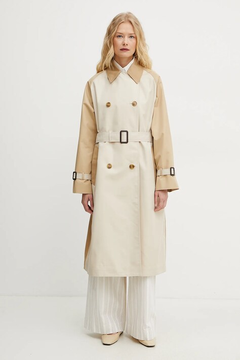 Oboustranný trenčkot Weekend Max Mara béžová barva, 2515021011600