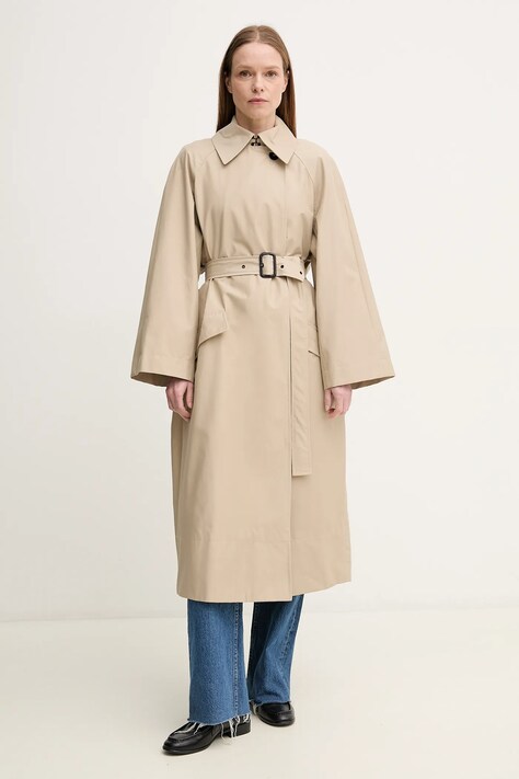 Barbour trenci Barbour x Alexa Harley femei, culoarea bej, de tranzitie, LSP0237SN11