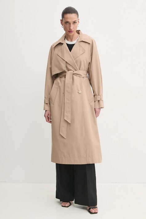 Liu Jo trenci femei, culoarea bej, de tranzitie, oversize, WA5477.T3508