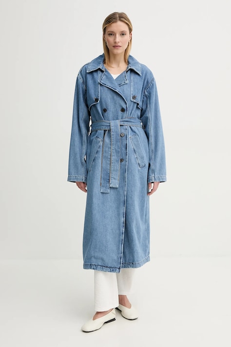 BA&SH trench in denim TRESCA donna colore blu  1E25TRES