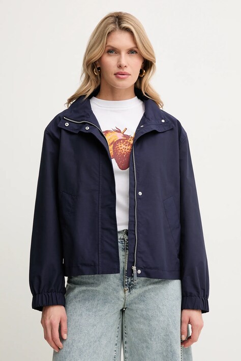 MAX&Co. geacă femei, culoarea bleumarin, de tranzitie, 2516081063200