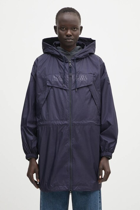 Napapijri jacket Skidoo Op Reflet navy blue color NP0A4IFG1761