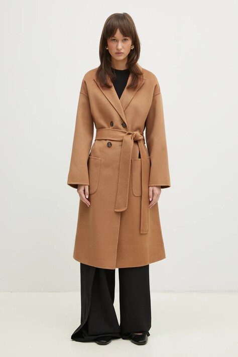 Anine Bing wool coat Dylan Coat women’s brown color A.01.4001