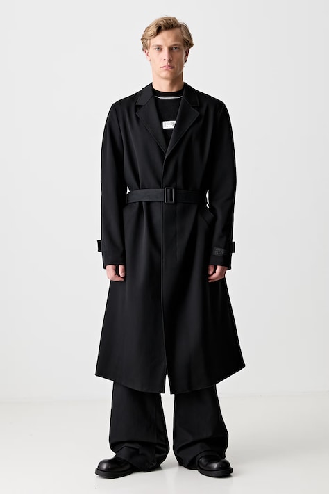 MM6 Maison Margiela coat black color SH0AA0009