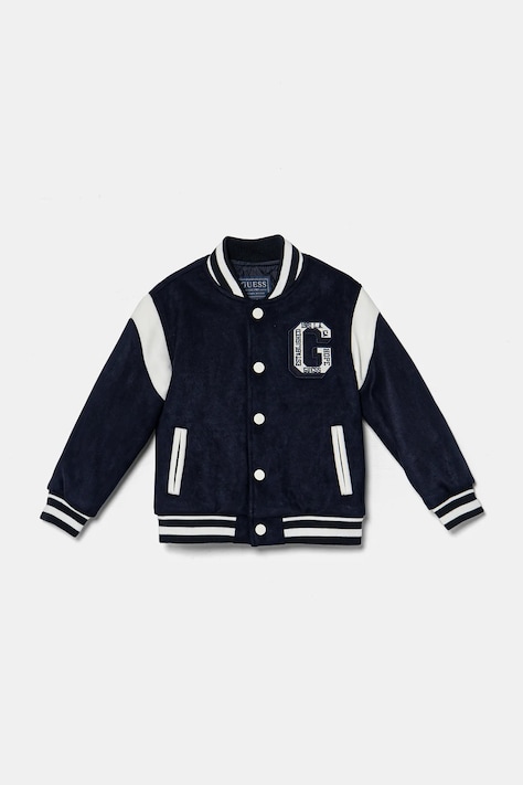 Детская куртка-бомбер Guess цвет синий N5RL07 WG970