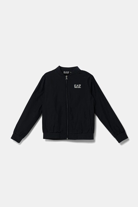 EA7 Emporio Armani geacă bomber pentru copii culoarea albastru marin, 7B000033 AF12873