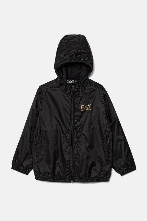 Детская куртка EA7 Emporio Armani цвет чёрный 7B000032 AF12981