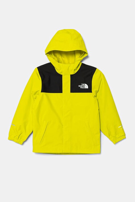 The North Face geaca copii ANTORA RAIN JACKET culoarea verde, NF0A8A48JE31