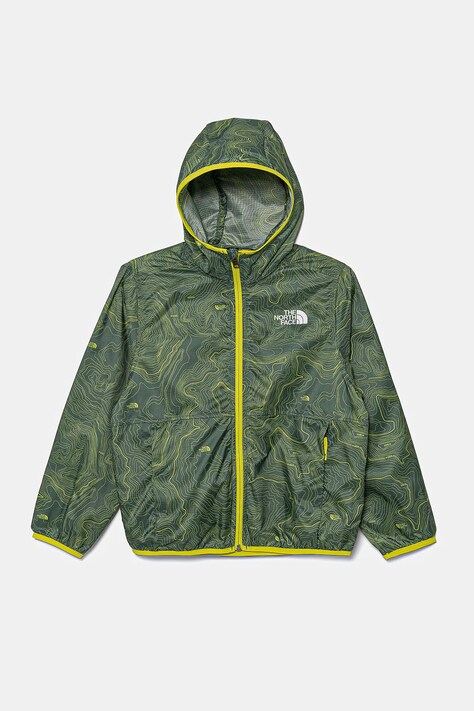 Παιδικό μπουφάν The North Face TNF CYCLONE WIND JACKET χρώμα: πράσινο, NF0A8ANM64T1