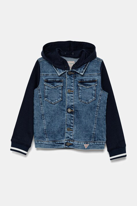 Детско дънково яке Guess в синьо N5GL00 D5NK0