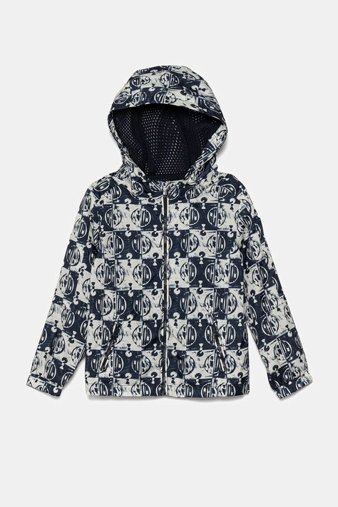 Dětská bunda Guess tmavomodrá barva, N5GL01 WCFM0
