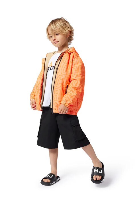 Детская куртка Marc Jacobs цвет оранжевый W60423