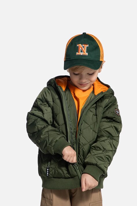 Дитяча куртка Coccodrillo колір зелений OUTERWEAR BOY KIDS