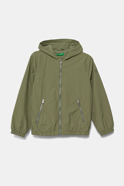 Детская куртка United Colors of Benetton цвет зелёный 2IGGCN05Z