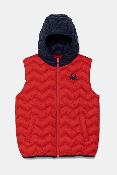 Παιδικό αμάνικο United Colors of Benetton χρώμα: κόκκινο, 2TWDCJ00R