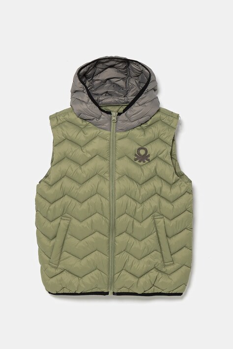 Детская безрукавка United Colors of Benetton цвет зелёный 2TWDCJ00R