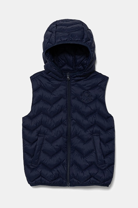 Детски елек United Colors of Benetton в тъмносиньо 2TWDCJ00R