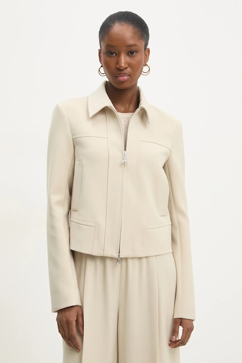 Μπουφάν Patrizia Pepe χρώμα: μπεζ, 8O0171 A545