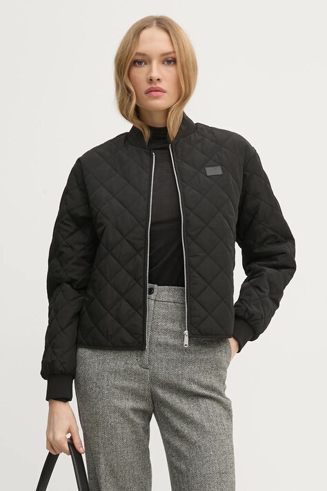 Calvin Klein Jeans rövid kabát női, fekete, átmeneti, oversize, J20J224701