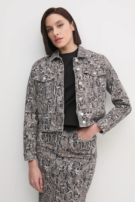 Jeans jakna Joop! ženska, bež barva, 30044956 10019074