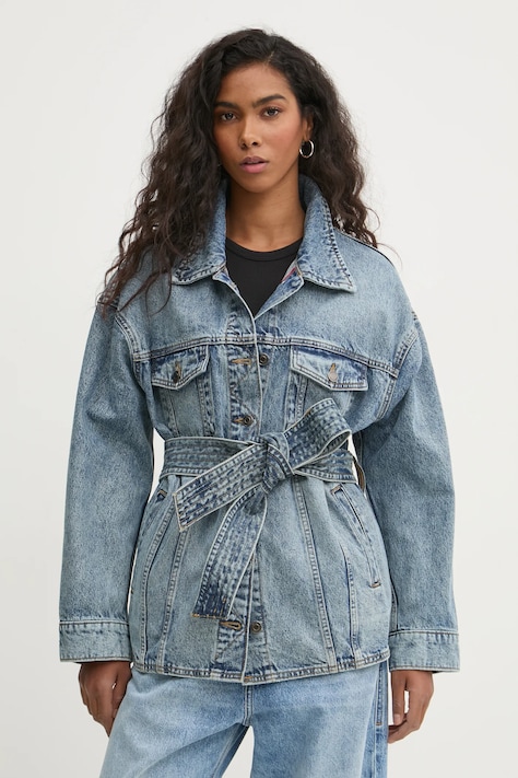 HUGO geacă din denim femei, de tranzitie, 50530298