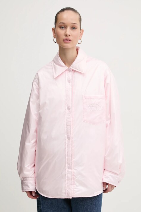 Miss Sixty geaca femei, culoarea roz, de iarna, oversize, 6L4YJ3740000