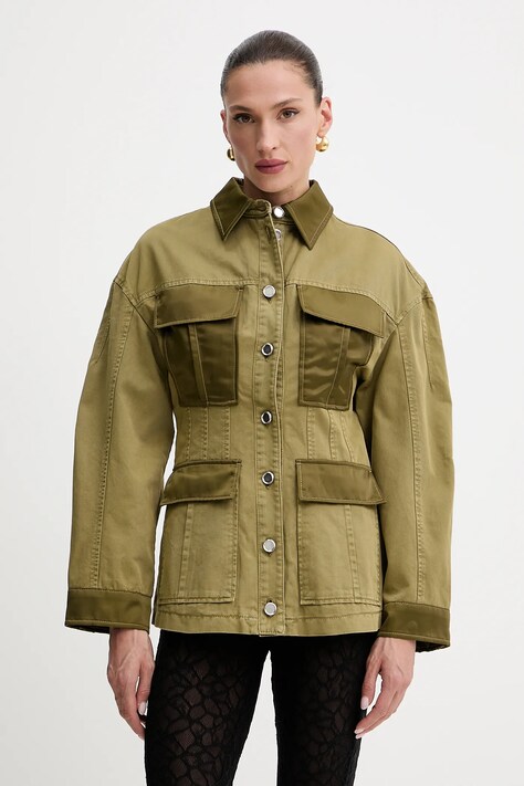 Pinko geacă culoarea verde, de tranzitie, 104895 A2GC