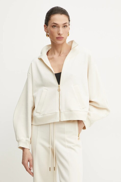 Dukserica Twinset za žene, boja: bež, bez uzorka, 251TP2481