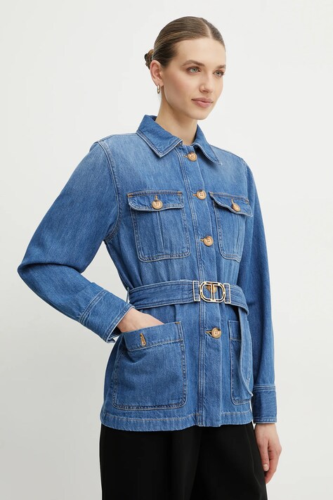 Twinset geaca jeans de tranzitie, 251TP2610
