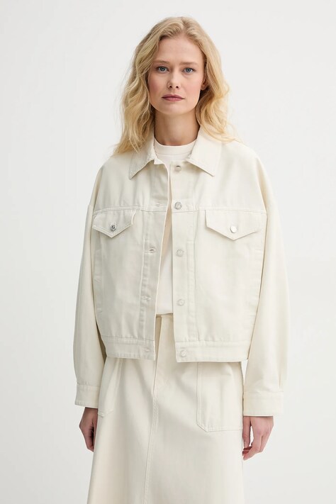 A.P.C. jachetă de bumbac blouson cally de tranzitie, oversize, COGBJ.F02905