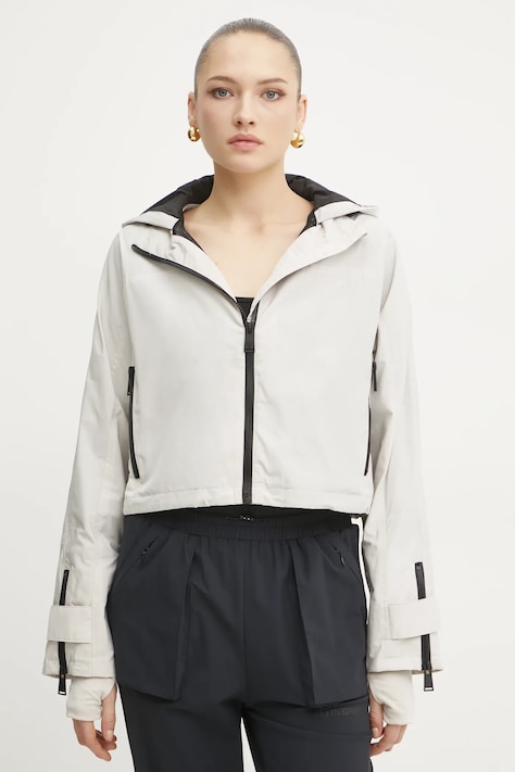 Куртка PLEIN SPORT колір бежевий перехідна oversize SAEC WJB1824 STE003N