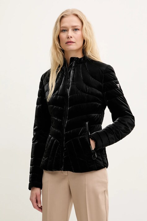 Guess geaca HELENA femei, culoarea negru, de iarna, W5RL61 WH0V0