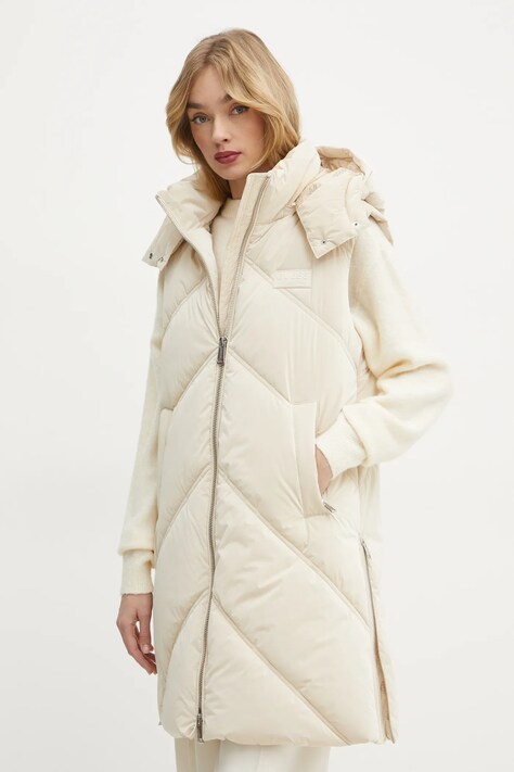 Безрукавка Guess NEW NOEMI женская цвет бежевый зимняя W5RN68 WH0V0