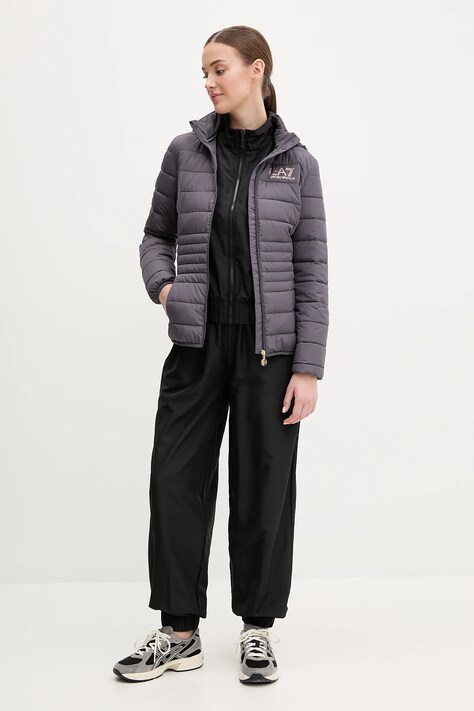 EA7 Emporio Armani куртка жіноча — SS25-KUD0AH, сірий — фото 2