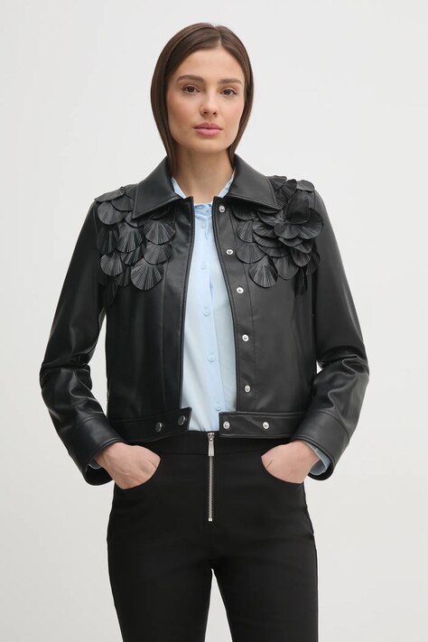 Sisley geaca culoarea negru, de tranzitie, 20BZLN05K