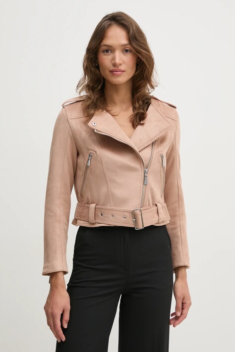 Sisley geaca ramones culoarea maro, de tranzitie, 20AZLN05H