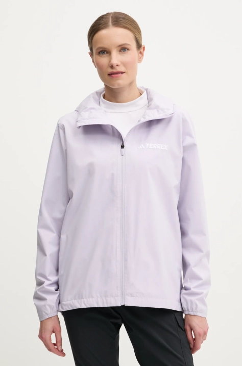 adidas TERREX windbreaker Essential culoarea violet, JM8705