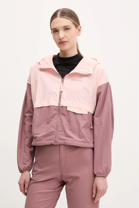 Columbia jacheta de exterior Spire Valley culoarea roz, 2116501