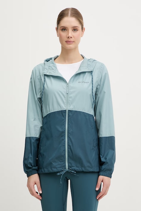 Columbia Flash Forward II Windbreaker turkusowa 2116531