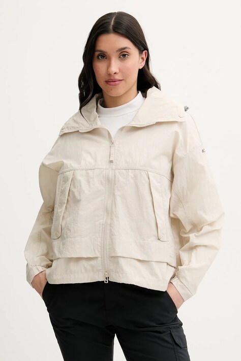 Columbia windbreaker Paracutie II culoarea bej, 2116561