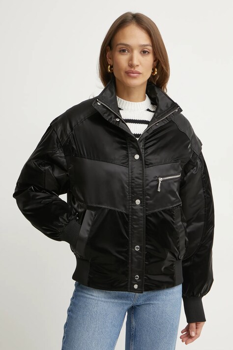 MAX&Co. geaca femei, culoarea negru, de iarna, 2516481011200